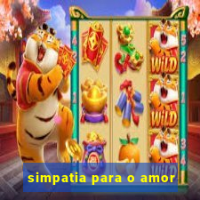 simpatia para o amor